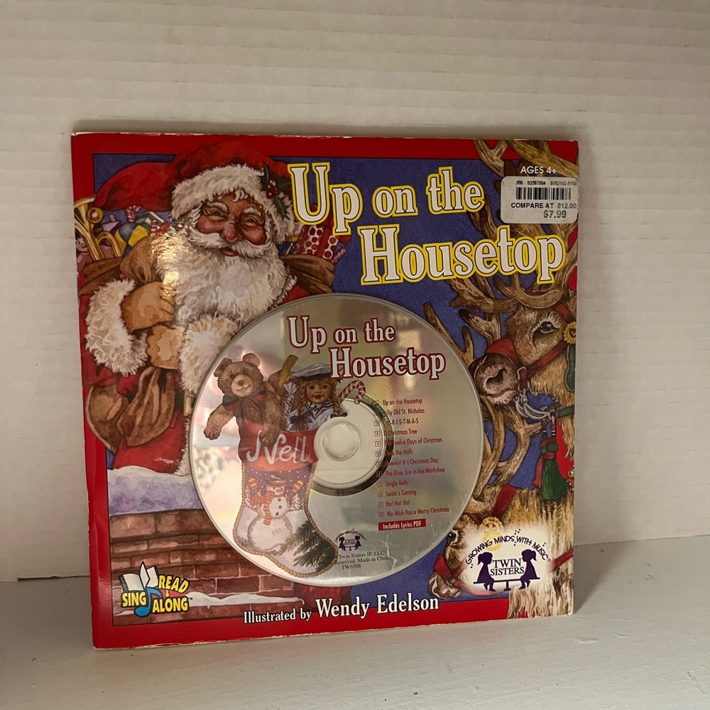 🐠Up on the Housetop. Sing a Long CD. New with Tags.